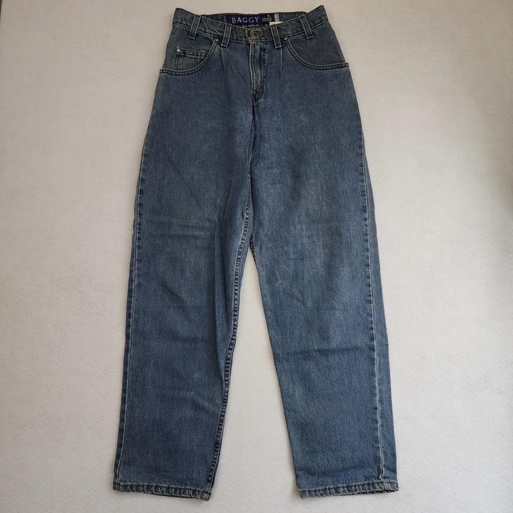 Vintage Levi's SilverTab Baggy Jeans Mens 29x32 Blue Denim Hip Hop Y2K Mid Rise